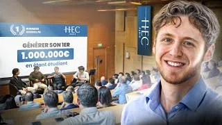 Miniature : +1M€ en étant étudiant : comment on a fait ? (conférence à HEC Paris)