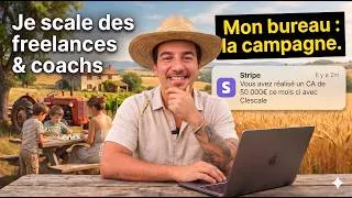 Miniature : 24h dans ma vie d'entrepreneur à + de 5 chiffres par mois, à la campagne ( Insta m’a banni 😱 )