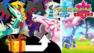 Miniature : Reçois DIALGA PALKIA GIRATINA ☆/★ | Pokémon Épée & Bouclier