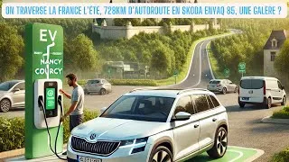 Miniature : Traversée de la France d'Est en Ouest (728km) en Skoda Enyaq 85 l'été, galère ou régal ?