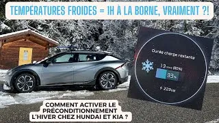 Miniature : Pré-conditionnement en hiver. Kia EV6, ca change quoi ?