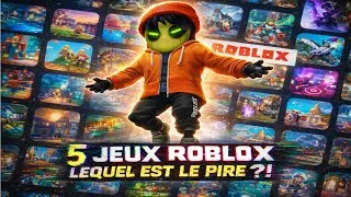 Miniature : 5 JEUX ROBLOX TESTÉS 😱 | LEQUEL EST LE PIRE JEU ROBLOX ?