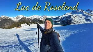 Miniature : LAC DE ROSELEND en HIVER - Beaufortain