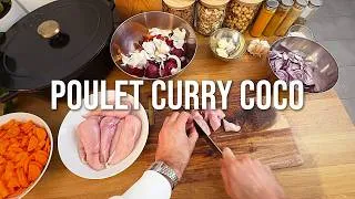 Miniature : Ma recette simplissime du curry de poulet au lait de coco 🍛🥘