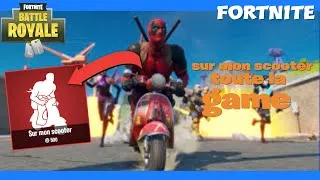 Miniature : SCOOTER CHALLENGE/JE DOIS RESTER TOUTE LA GAME SUR LE SCOPTER DE DEADPOOL POUR FAIRE TOP 1
