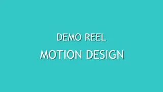 Miniature : Demo Reel Motion Design