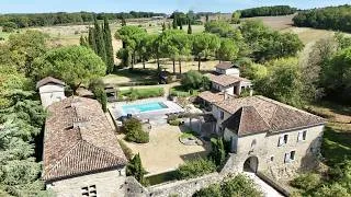 Miniature : Near Marmande — Restored 17th-century château with 2nd residence and historic dovecote - CTB120