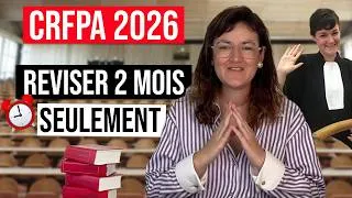 Miniature : RÉVISER LE CRFPA 2026 EN 2 MOIS - C'est possible mais attention à ces erreurs communes