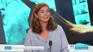 Miniature : France 3 Occitanie JT 12h Dr Nathalie Bizard risques cardiovasculaires femmes