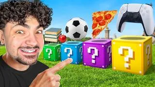 Miniature : Les LUCKY BLOCK Contrôle Ma VIE pendant 24H !