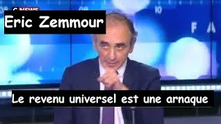 Miniature : Eric Zemmour sur le piége des dominants du revenu universel, nouvel esclavage ? Face à l'info
