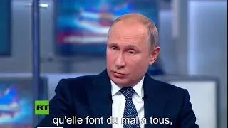 Miniature : V.Poutine, cinglant, sur les sanctions de l'Ouest