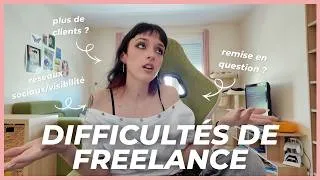 Miniature : Difficultés d'artiste freelance : remise en question, moins de clients, réseaux sociaux, ...