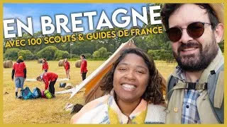 Miniature : ON NE S'ATTENDAIT VRAIMENT PAS À ÇA (découverte d'un camp scouts et guides de France en Bretagne)