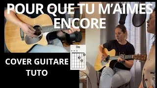 Miniature : 🎸 Céline Dion – Pour que tu m’aimes encore | Cover guitare acoustique + paroles & accords