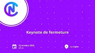 Miniature : Keynote de fermeture - Romain Bricout
