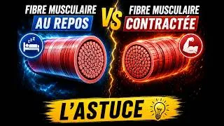 Miniature : Fibre au repos Vs fibre contractée L'ASTUCE