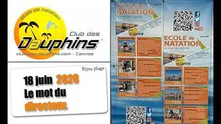 Miniature : École de natation Cannes Club des Dauphins – le mot du directeur Thierry - 2026