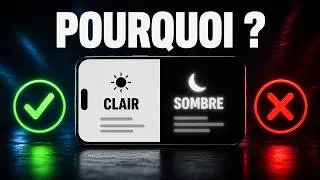 Miniature : Le problème avec le mode sombre