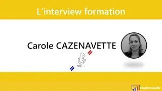 Miniature : Mois de la formation Power BI - Interview de Carole Cazenavette