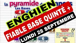 Miniature : FIABLE BASE QUINTÉ LUNDI 28 SEPTEMBRE ENGHIEN #PREDICTIONS #PRONO #TURF #LIFEISBUTADREAM #PMU 