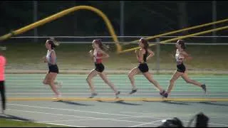 Miniature : 3000m junior femme - Championnat provincial d'athlétisme 2021 à l'Université de Sherbrooke au Québec