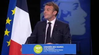 Miniature : React congrès AMF 2021 Partie 3.3 - Séance de clôture [intervention du Président de la Républiq