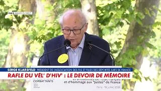 Miniature : Serge Klarsfeld : «Le 16 juillet n'est pas seulement une tragédie juive, mais aussi française»