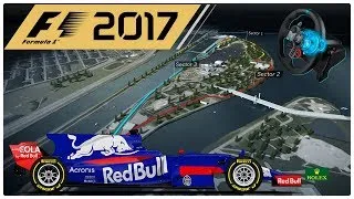 Miniature : F1 2017 : Grand prix du Canada avec Carlos Sainz #8  (Wheelcam G29)