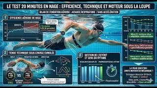 Miniature : Test natation 20 minutes en nage : efficience, technique et moteur sous la loupe