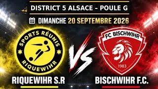 Miniature : SR RIQUEWIHR Vs FC BISCHWIHR Match D5 journée 3