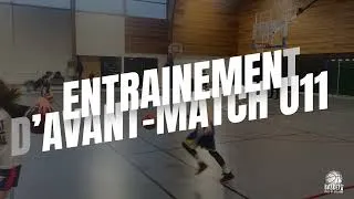 Miniature : Entrainement d'avant match U11