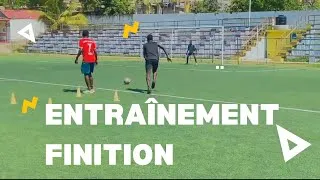 Miniature : Séance spécifique finition devant le but avec un joueur pro