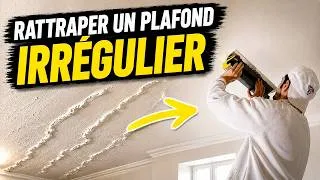 Miniature : Plafond IRRÉGULIER : Ma Méthode d'Artisan Pour le Rendre LISSE ! 💪