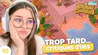 Miniature : 😔 Je suis arrivée TROP TARD sur l’ile... • JE CRITIQUE VOS ÎLES ANIMAL CROSSING #43