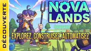 Miniature : [FR] Nova Lands : Explorez la planète avec dangers & ressources, construisez automatisez votre usine