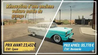 Miniature : CMS 21 : Restauration d'une voiture ancienne sortie de grange.