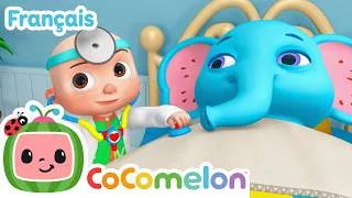 Miniature : Soigne-toi vite, Emmy ! 🤒❤️ CoComelon en Français 🍉 Comptines des Animaux