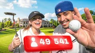 Miniature : J'AFFRONTE FLAMBY au GOLF (le perdant donne de l'argent)