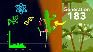 Miniature : J'ai codé l'évolution de créatures qui grimpent