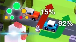 Miniature : J'ai codé un robot pour ATOMISER Crossy Road.