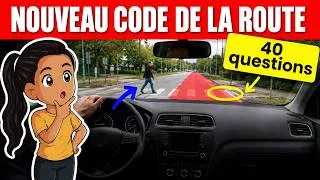Miniature : 40 QUESTIONS - Test Code de la route 2026 n°12