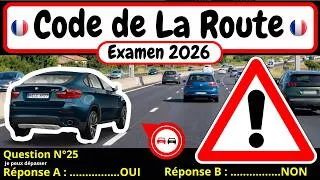 Miniature : ✅ TEST GRATUIT DU CODE DE LA ROUTE 2026 🚗269
