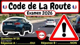 Miniature : ✅ TEST GRATUIT DU CODE DE LA ROUTE 2026 🚗264
