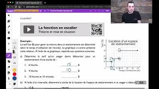 Miniature : Secondaire 4 - La fonction en escalier