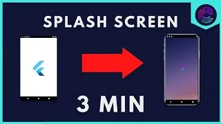 Miniature : TUTO Flutter #7: Comment Créer un Splash Screen en 3 MIN ! (et éviter une Grosse ERREUR !)