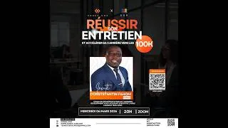 Miniature : Workshop: Réussir son entretien et accélérer sa carrière vers les 100K par Constantin Fahom, PhD(c)