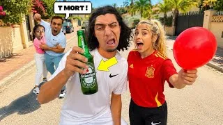 Miniature : YASSINE A BU UNE BOUTEILLE DE BIÈRE AVEC UNE ESPAGNOL ?😡 YOUNES VEUX LE FRAPPER ...