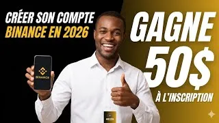Miniature : Créer un compte Binance Premium en 2026 et gagner 50 💵 Dollars à la creation du compte