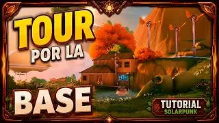 Miniature : Tour por la base🎮solarpunk Tutorial